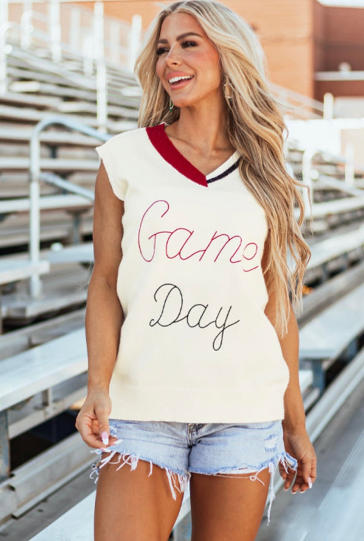 Game Day sweater vest